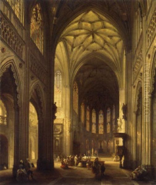 Das Innere Der Kathedrale Von Luttich (liege) - view 1
