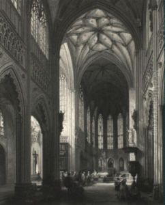 Blick In Die Kathedrale St. Jaques In L_ttich by Jules Victor Genisson