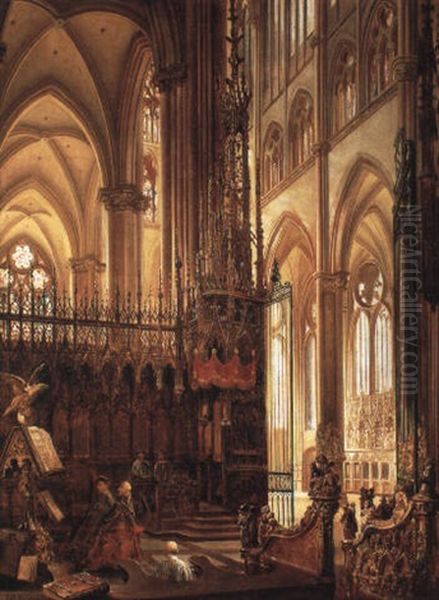 Interieur De La Cathedrale D'amiens - view 1