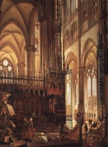 Interieur De La Cathedrale D'amiens