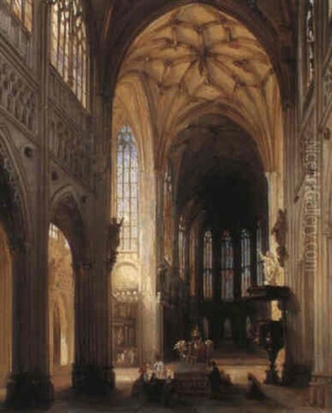 Interior Of A Cathedral - view 1