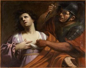 Tarquin Et Lucrece by Benedetto Gennari the Elder