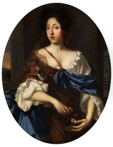 Bildnis Einer Jungen Adligen, Moglicherweise Maria Beatrice Von Modena, Herzogin Von York by Benedetto Gennari the Younger