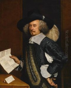 Portrait Of Marchese Francesco Fiaschi by Benedetto Gennari the Younger