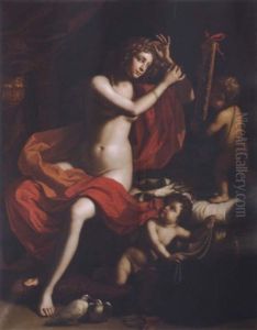 Venus At Her Toilet by Benedetto Gennari the Younger
