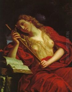 Die Busende Magdalena by Benedetto Gennari the Younger