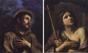 San Francesco & San Giovanni Battista by Bartolomeo Gennari