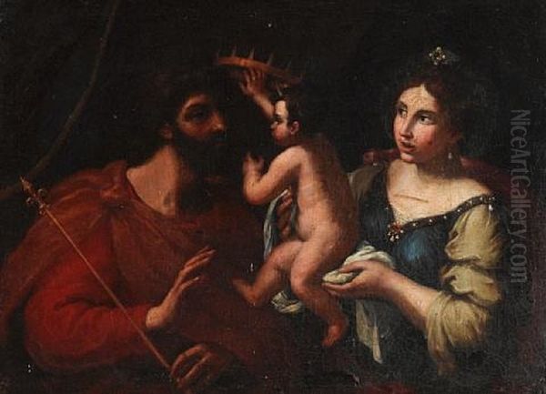 Young Moses Removing The Pharaoh's Crown - view 1