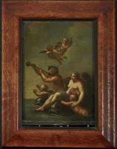 Galatea Mit Gefolge by Ercole Gennari