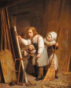 Les Enfants Peintres by Michel Philebert Genod