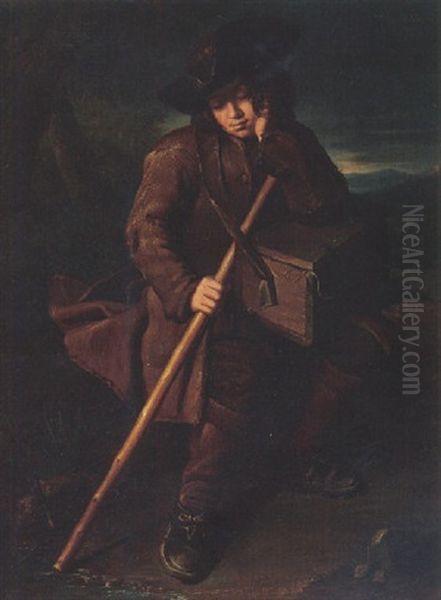 A Savoyard Resting In A Landscape - view 1