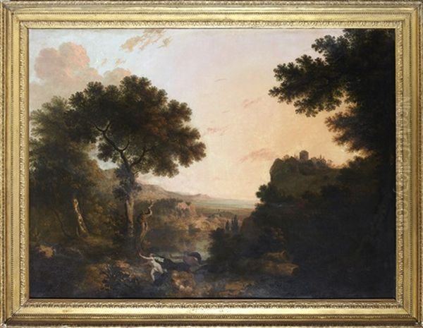 Apollo Och Daphne I Landskap - view 1
