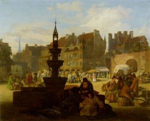 A Busy Marketplace by Jacob Gensler