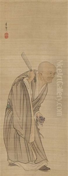 The Zen Monk Nansen Killing A Cat (a Famous Koan) - view 1