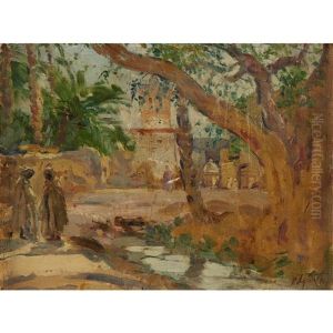 Place Nejjarine, Fez"; And A Companion