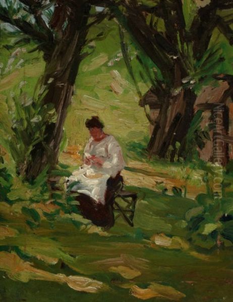 Mother In The Garden - view 1