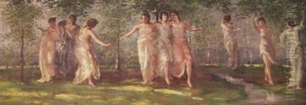 Maidens Dancing In The Woods - view 1