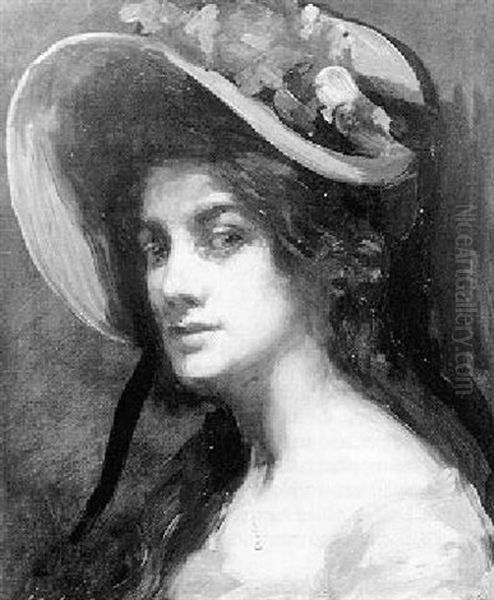 Portrait Of A Woman With A Bonnet - view 1
