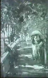 Promenading Along The River by Lillian M. Genth