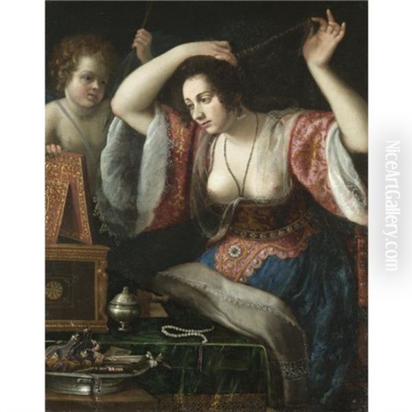 A Lady Before A Mirror (venus At Her Toilet?) - view 1