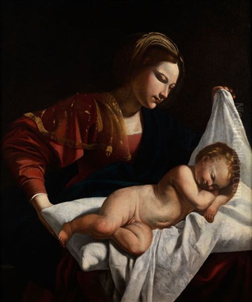 Madonna Mit Schlafendem Jesuskind - view 1