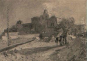 View Of The House Of Caiphas, Mt. Zion by Ismael Gentz