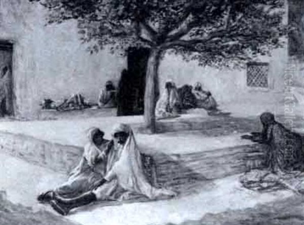 Arabs Resting In The Shade - view 1