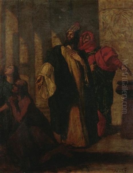Pharisaer Im Tempel (study) - view 1