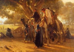 At The Watering Hole by Wilhelm (Karl) Gentz