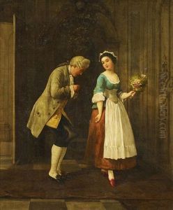 Die Aufwartung by Berthold Genzmer