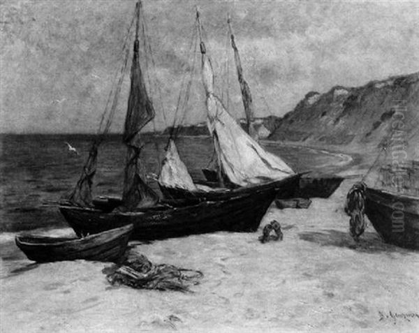 Fischerboote An Der Kuste - view 1