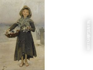 Blossoms by Henry Jules Jean Geoffroy