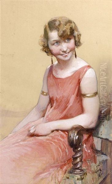 Jeune Fille Souriante - view 1