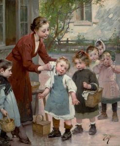The Teacher's Touch by Henry Jules Jean Geoffroy