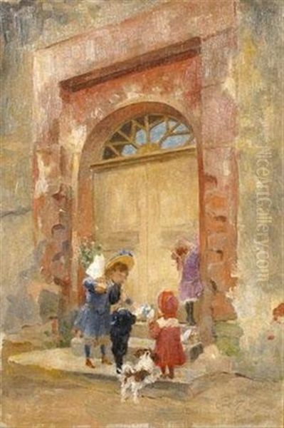 Devant L'ecole - view 1
