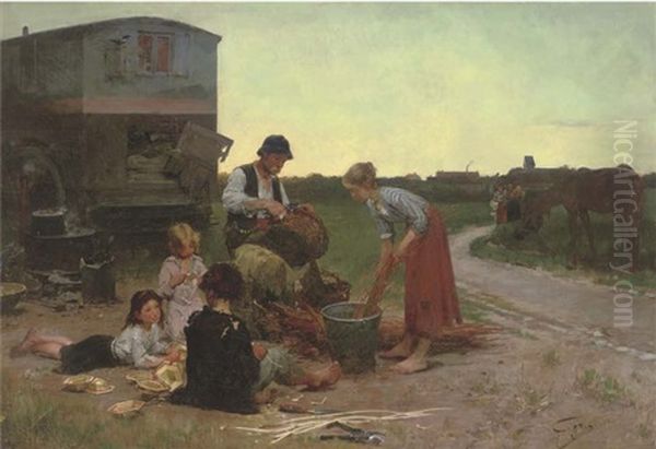 A Family Of Basket Weavers - view 1