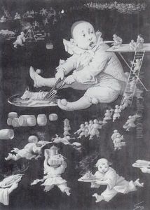 Pierrot Gourmand by Henry Jules Jean Geoffroy
