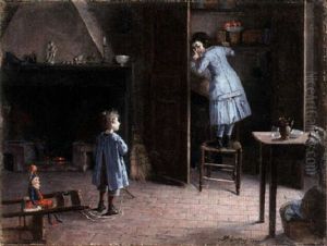 Children In An Interior Children In An Interior