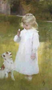 The Training Lesson by Henry Jules Jean Geoffroy