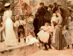 Au Jardin Des Plantes by Henry Jules Jean Geoffroy