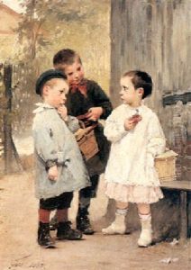 "give Me A Bite" by Henry Jules Jean Geoffroy