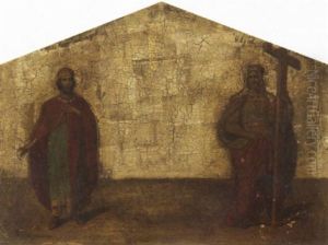 Saint Constantine And Saint Helen by Dimitrios Georgandas