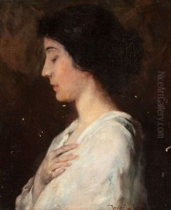 Portrait Of A Woman by Vesper Lincoln George