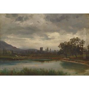 Seelandschaft Mit Fischerbooten by Jean Philippe George-Julliard