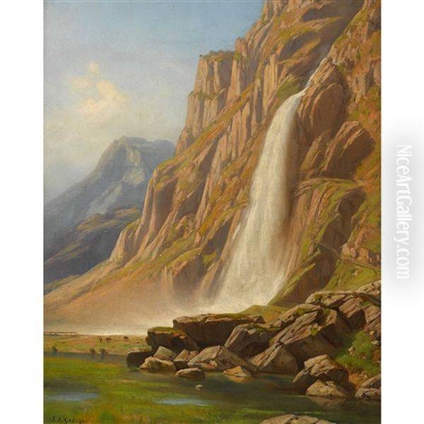 Cascade De Pissevache - view 1