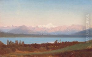 Le Leman Et Les Alpes De Savoie Depuis Genthod thumbnail