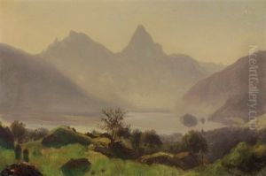 Blick Auf Die Mythen Mit Zugersee by Jean Philippe George-Julliard