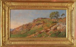 Sudliche Gebirgslandschaft Mit Personenstaffage