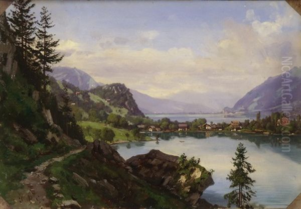 Iseltwald (+ Gebirgslandschaft; Pair) - view 1