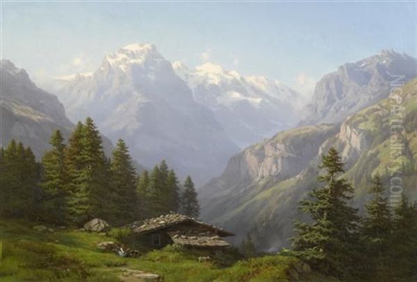 Alphutte In Den Schweizer Bergen - view 1